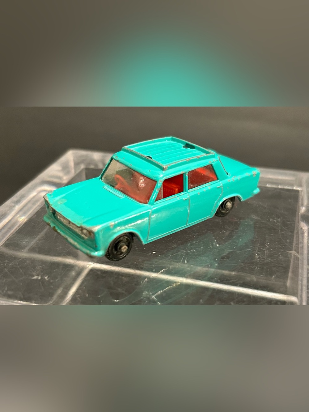 Vintage 1968 Matchbox Lesney No. 56 Fiat 1500 Die-cast Car
